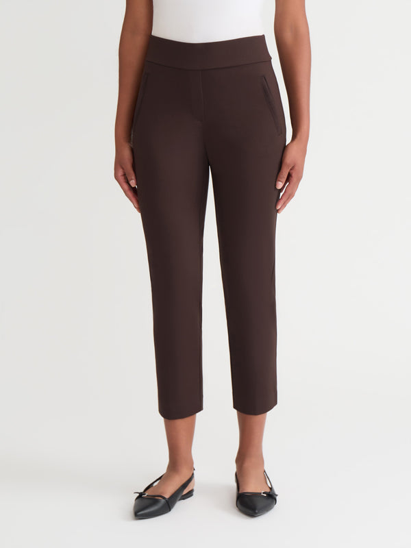 jones new york High Rise Straight Leg Pant Modern Compression