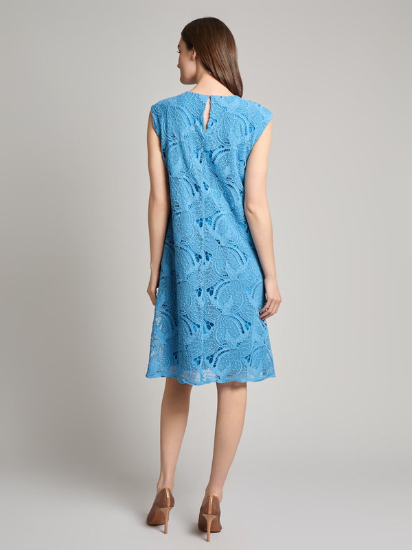 Jones New York Cap Sleeve Lace Sheath Dress