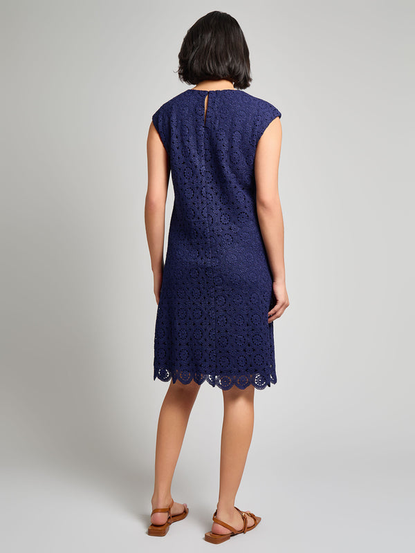 Jones New York Cap Sleeve Lace Sheath Dress