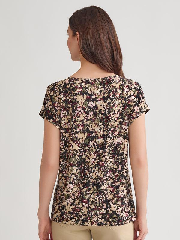 Jones New York Extended Shoulder Pullover Top