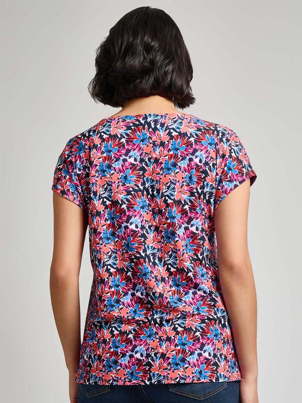 Jones New York Extended Shoulder Pullover Top