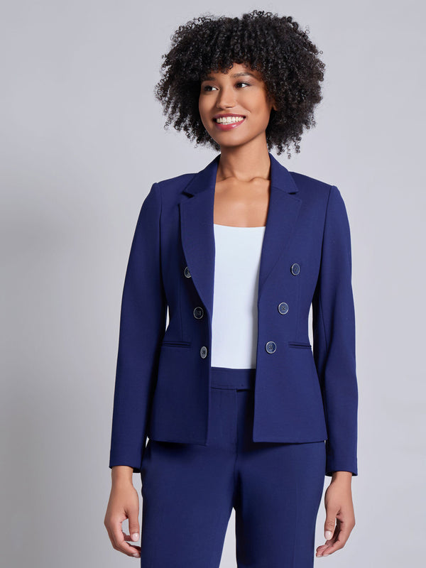 Jones New York Faux Double Breasted Jacket