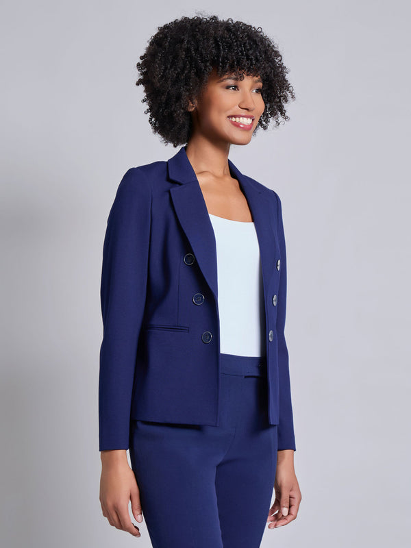 Jones New York Faux Double Breasted Jacket