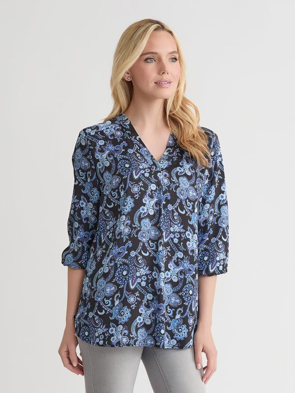 Jones New York Kelly Blouse Satin Twill