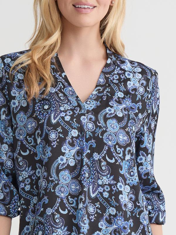 Jones New York Kelly Blouse Satin Twill