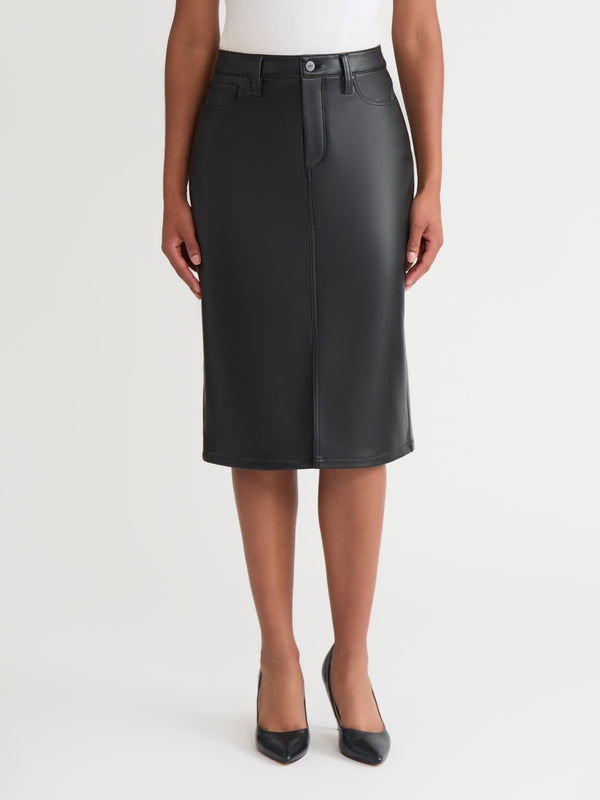 jones new york Midi Skirt Vegan Leather