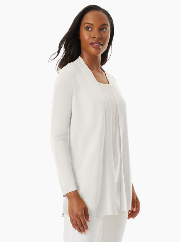 Jones New York Open Front Icon Cardigan