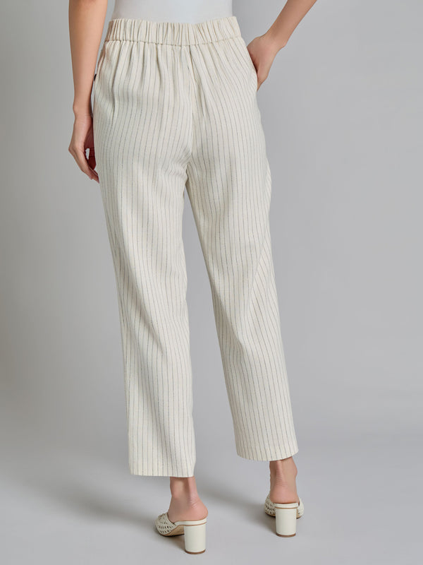 Jones New York Pinstripe Trouser Viscose Blend