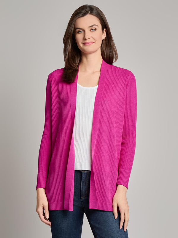 jones new york Plus Open Front Sutton Cardigan