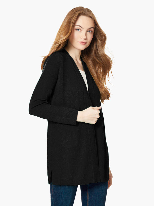 Jones New York Plus Size Open Front Icon Cardigan