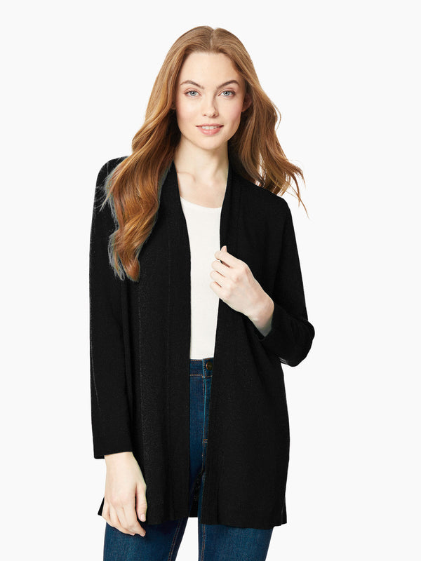 jones new york Plus Size Open Front Icon Cardigan