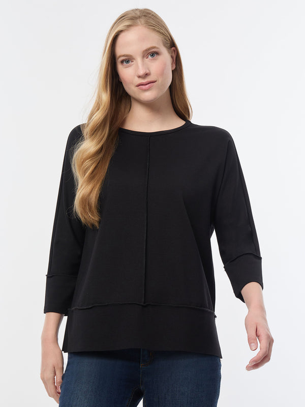 Jones New York Plus Size Seam Detail Dolman Tunic