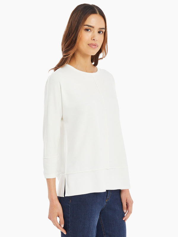Jones New York Plus Size Seam Detail Dolman Tunic