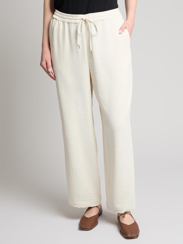 jones new york Pull-On Textured Wide Leg Pant