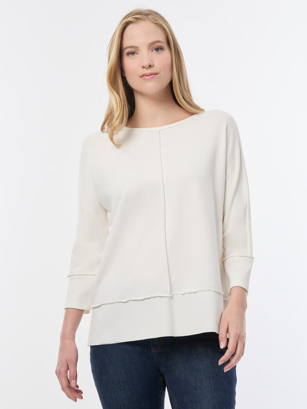 Jones New York Seam Detail Dolman Tunic