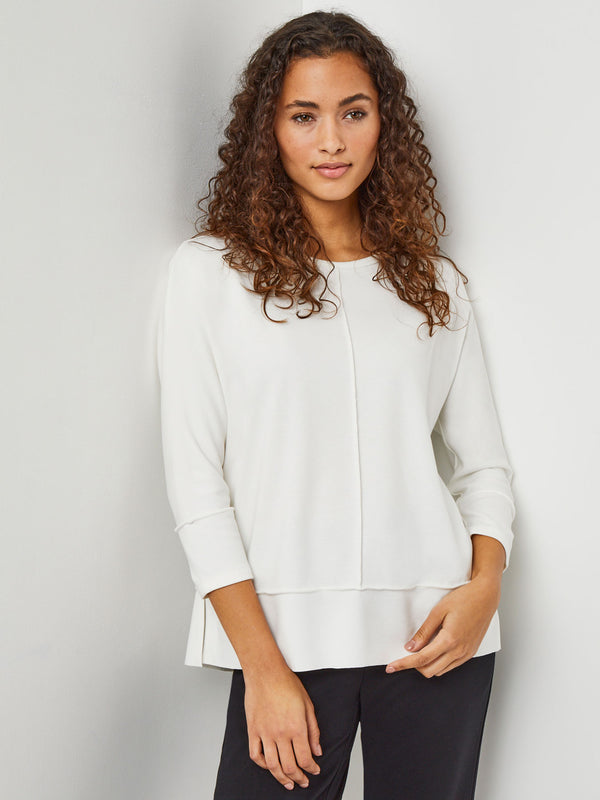 jones new york Seam Detail Dolman Tunic