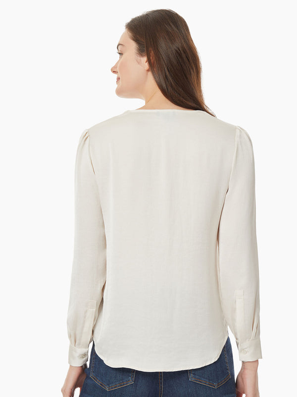 Jones New York Simplified Utility Blouse