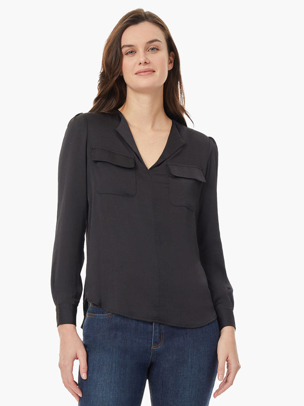 jones new york Simplified Utility Blouse