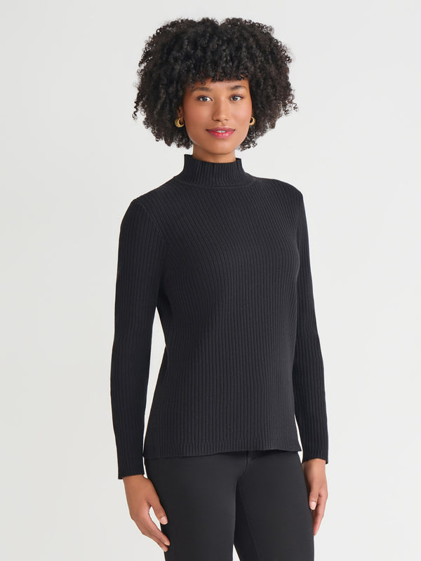 Jones New York Sutton Mock Neck Sweater