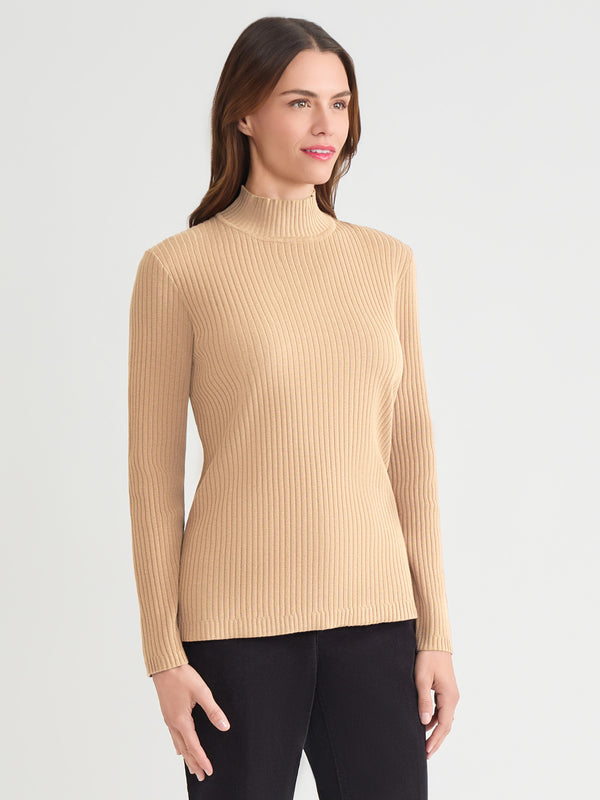 Jones New York Sutton Mock Neck Sweater