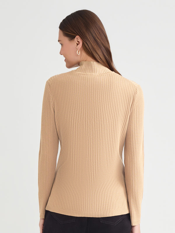 Jones New York Sutton Mock Neck Sweater