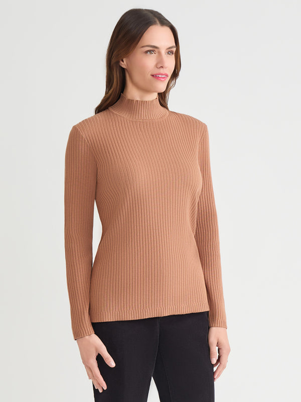 Jones New York Sutton Mock Neck Sweater