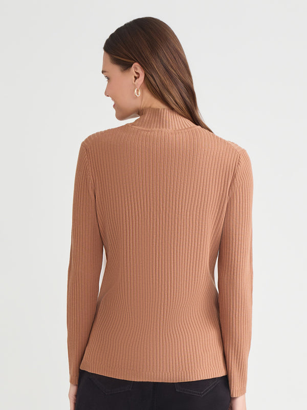 Jones New York Sutton Mock Neck Sweater
