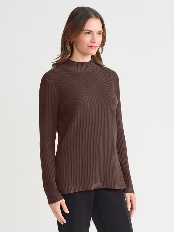 Jones New York Sutton Mock Neck Sweater
