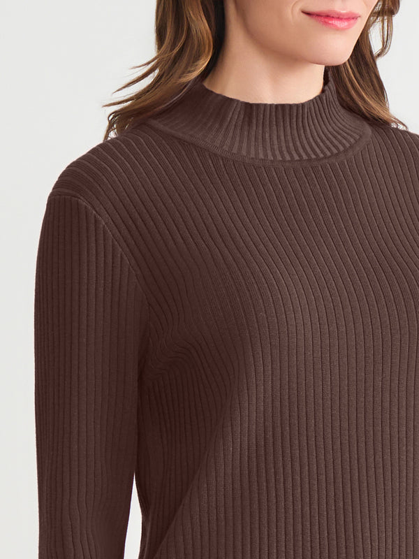 Jones New York Sutton Mock Neck Sweater