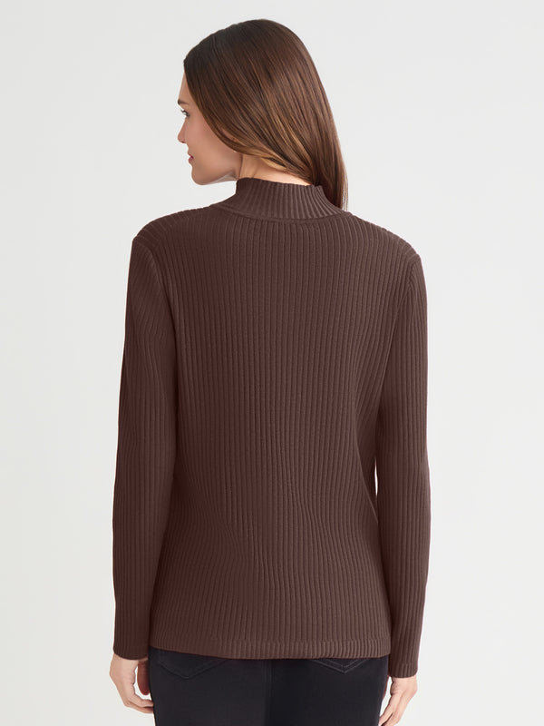 Jones New York Sutton Mock Neck Sweater