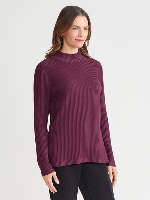 Jones New York Sutton Mock Neck Sweater