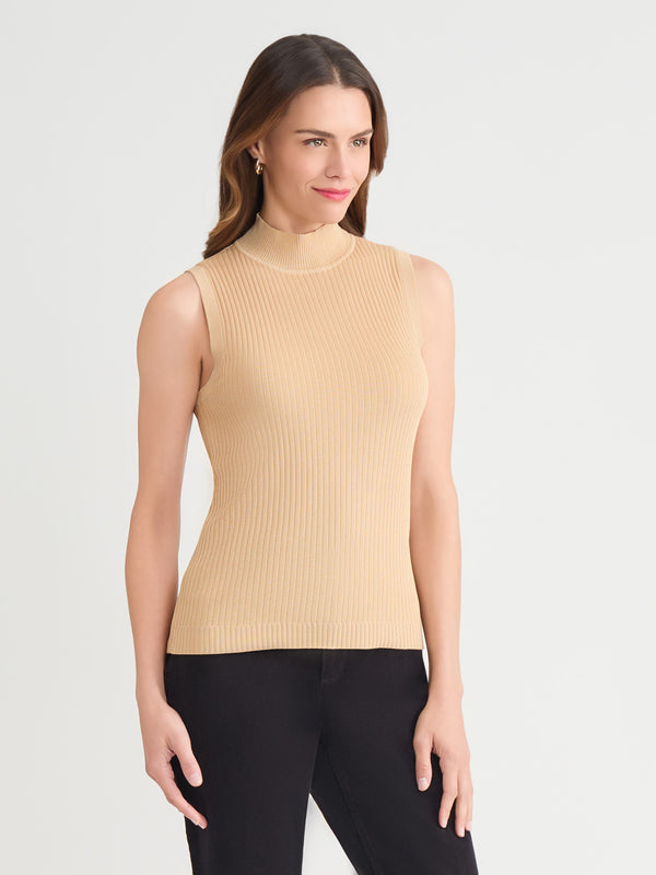 Jones New York Sutton Mock Neck Tank Top
