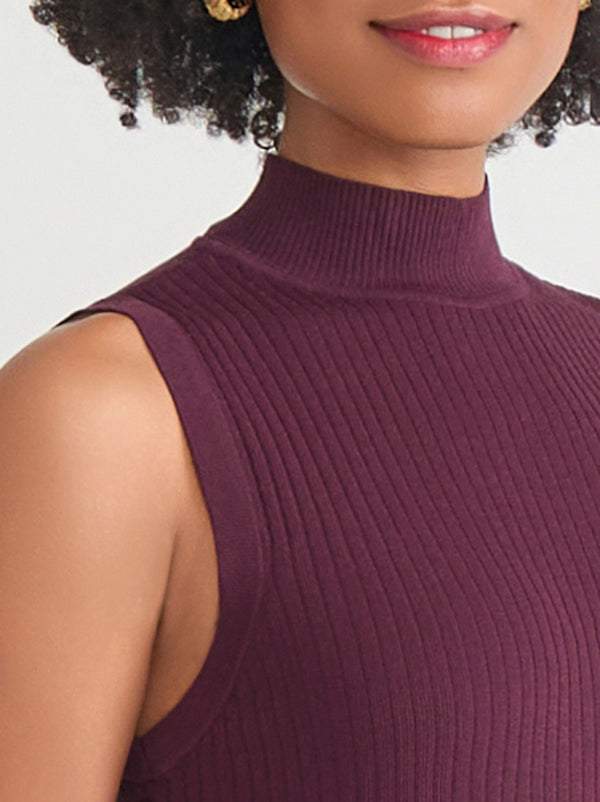 Jones New York Sutton Mock Neck Tank Top