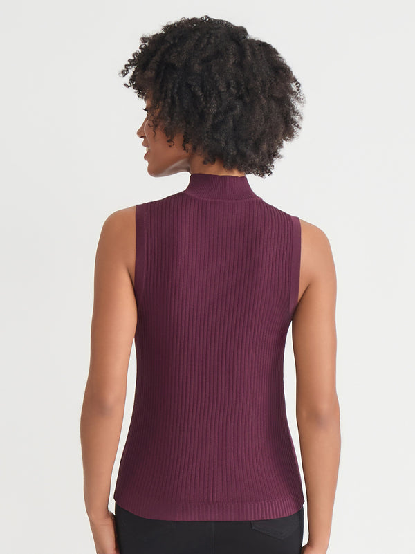 Jones New York Sutton Mock Neck Tank Top
