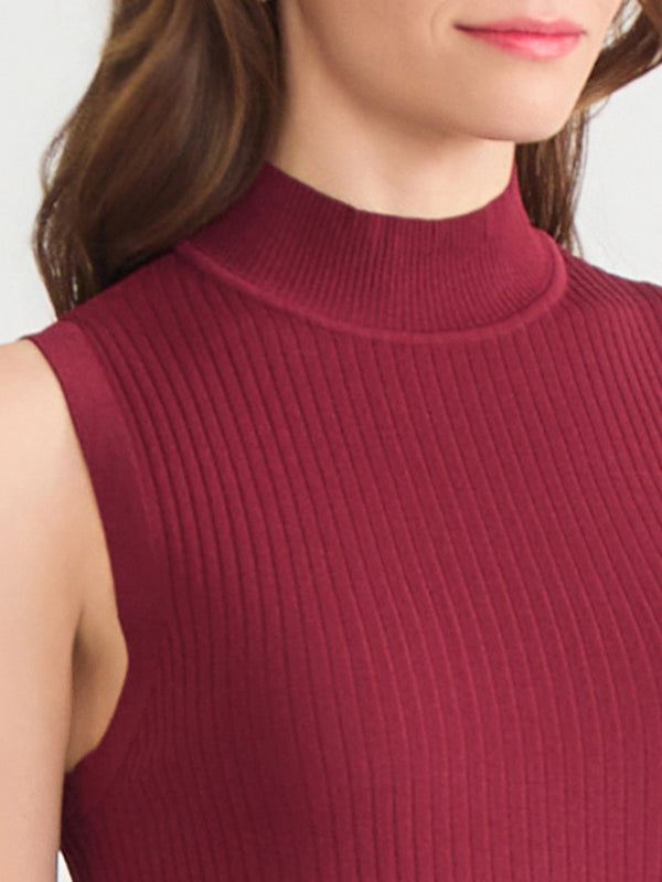 Jones New York Sutton Mock Neck Tank Top