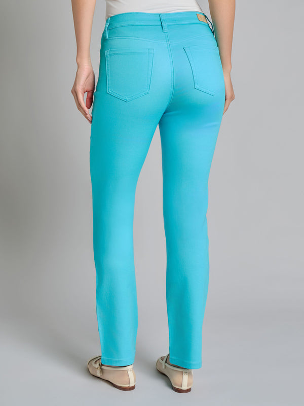 Jones New York Lexington Straight Leg Jeans Aqua Wave
