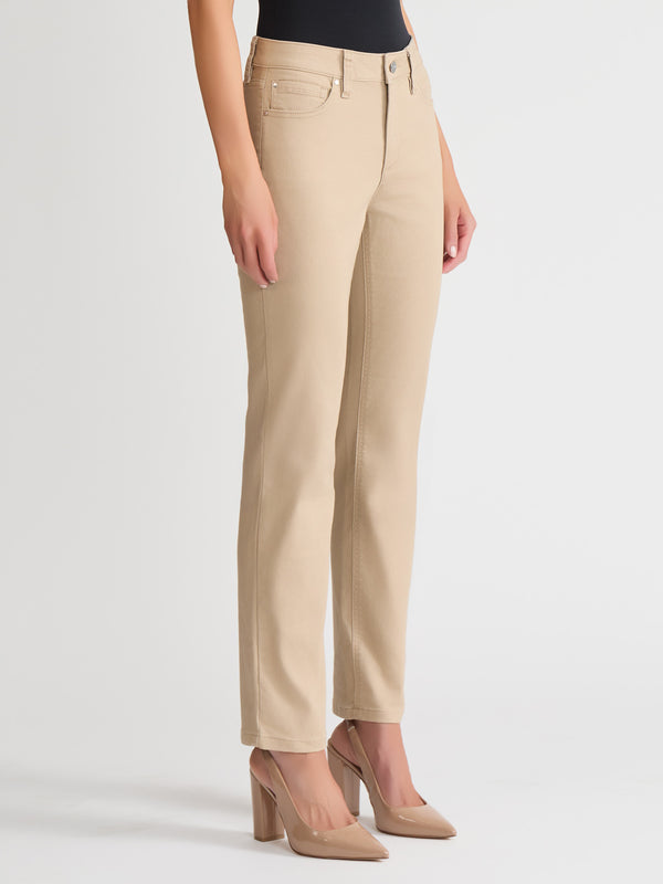 Jones New York Lexington Straight Leg Jeans Jones Khaki