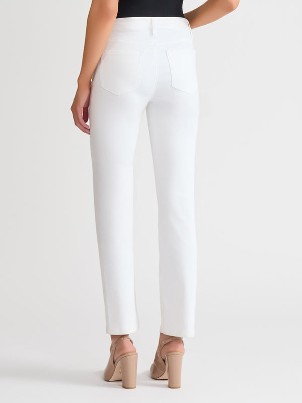 Jones New York Lexington Straight Leg Jeans Soft White