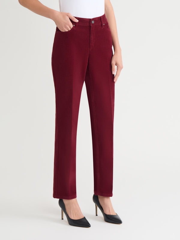 Jones New York Lexington Straight Leg Pants Corduroy