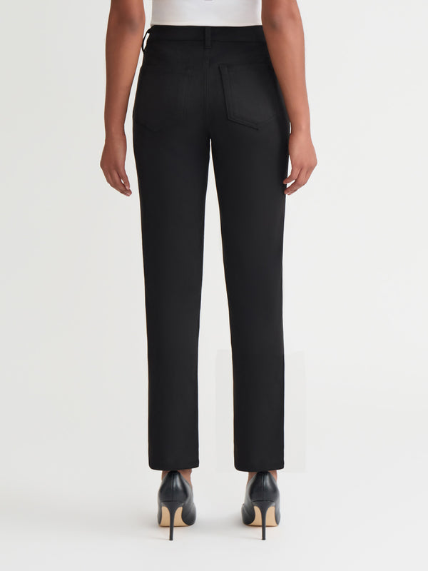 Jones New York Lexington Straight Leg Pants Scuba Suede