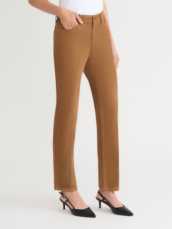 Jones New York Petite Lexington Straight Leg Pants Corduroy