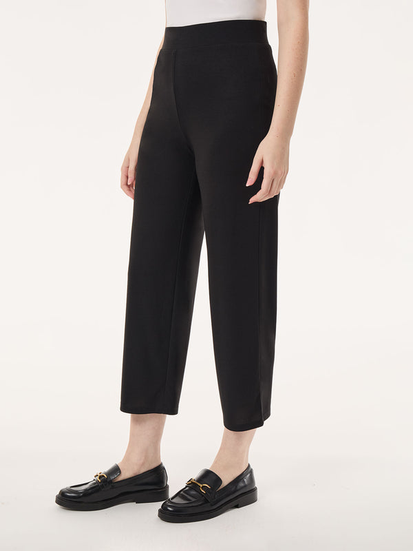 Jones New York Pull-On Cropped Wide Leg Pant Moss Crepe