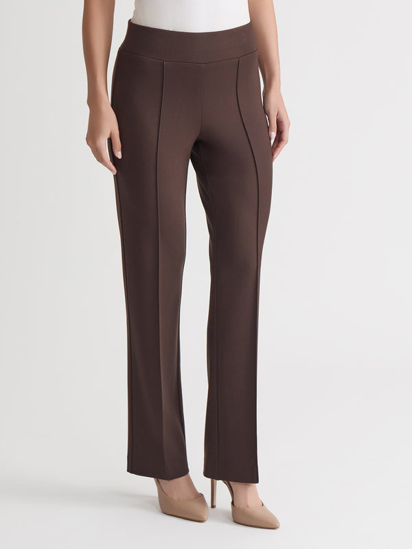 Jones New York Pull-On Pintuck Trouser Serenity Knit