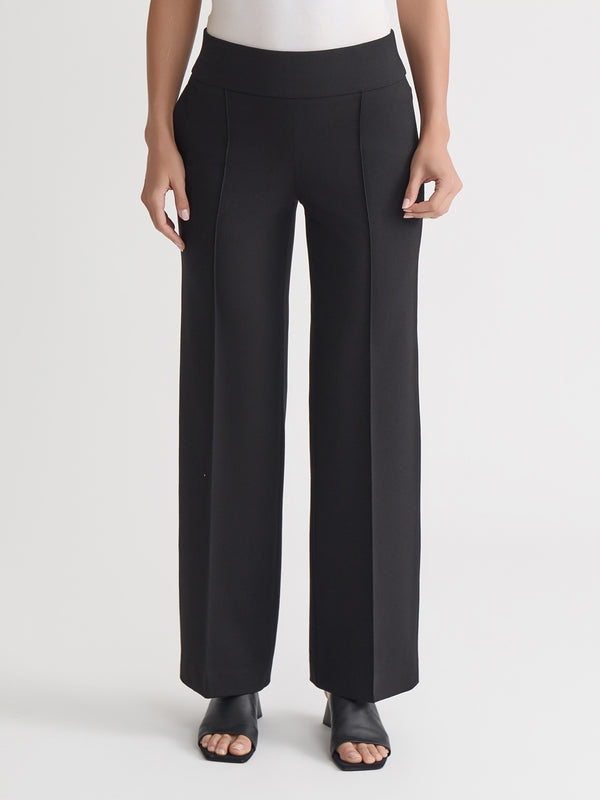 jones new york Pull On Pintuck Wide Leg Modern Compression