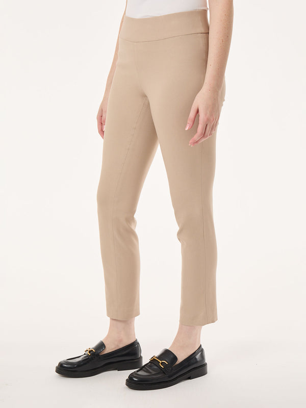 Jones New York Solid Stretch Pull-On Straight Leg Pant