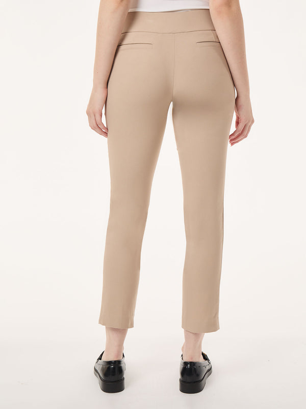 Jones New York Solid Stretch Pull-On Straight Leg Pant