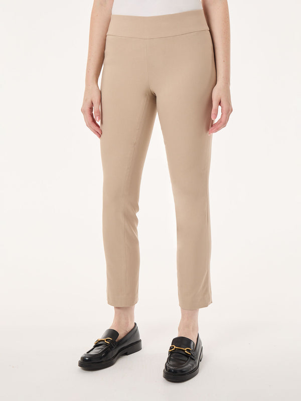 jones new york Solid Stretch Pull-On Straight Leg Pant