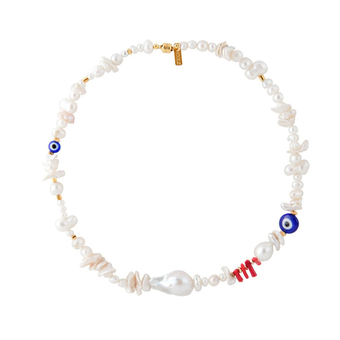 joolz by martha calvo Alessa Baroque Pearl Necklace