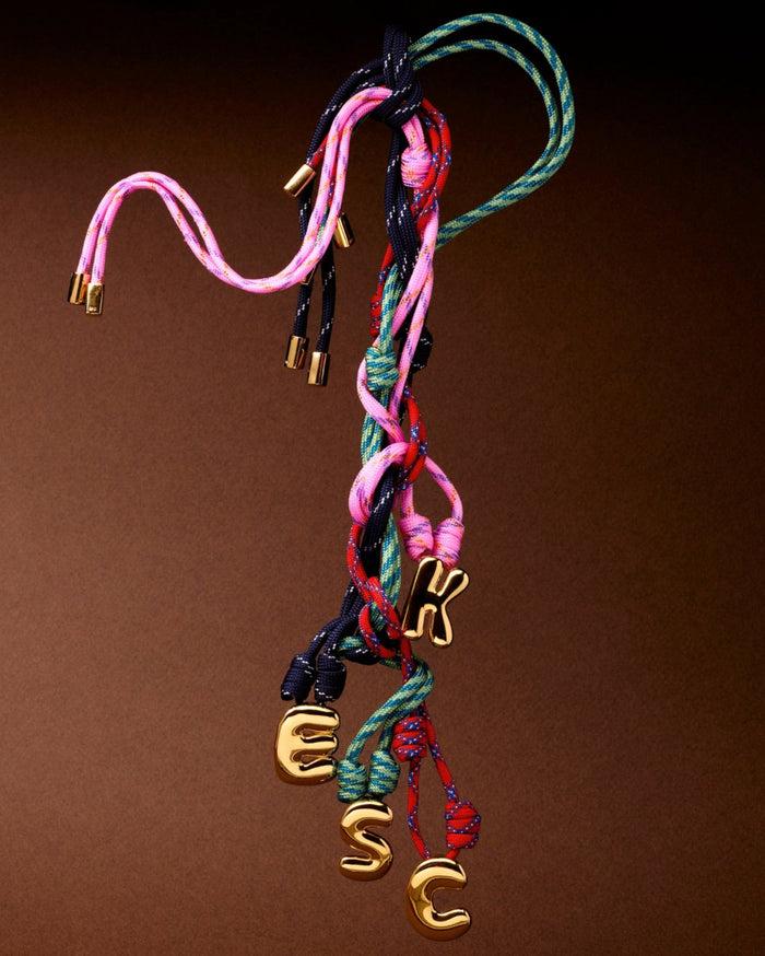 Joolz By Martha Calvo Bubble Letter Cord Necklace