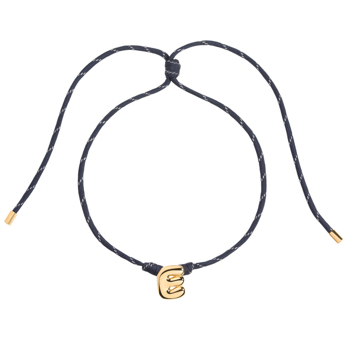 joolz by martha calvo Bubble Letter Cord Necklace